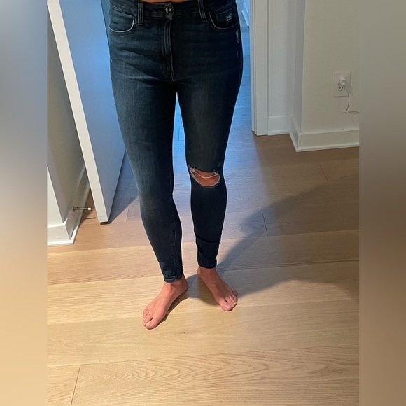 Joes Jeans Honey high rise curvy ankle skinny jeans with distressing - size 28 - Picture 2 of 6